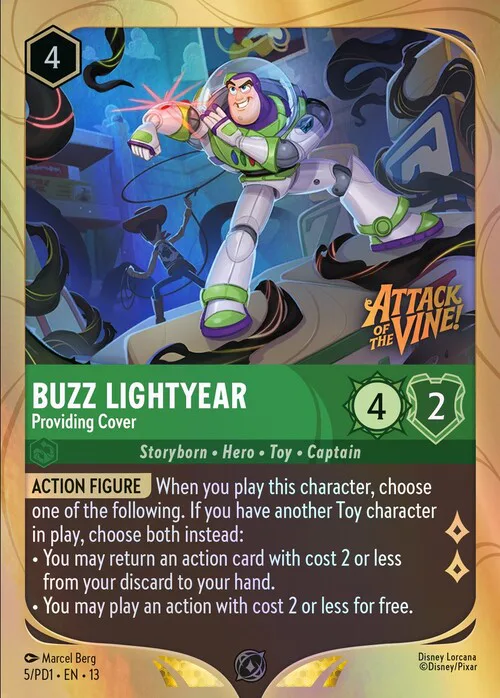 Buzz Lightyear - Providing Cover
