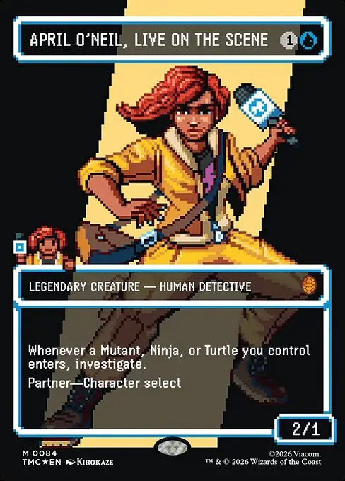 April O'Neil, Live on the Scene