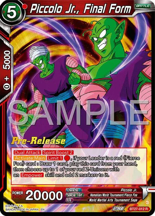 Piccolo Jr., Final Form