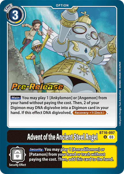 Advent of the Ancient Steel Angel