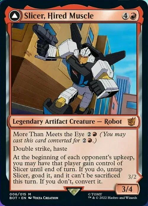 Slicer, Hired Muscle // Slicer, High-Speed Antagonist