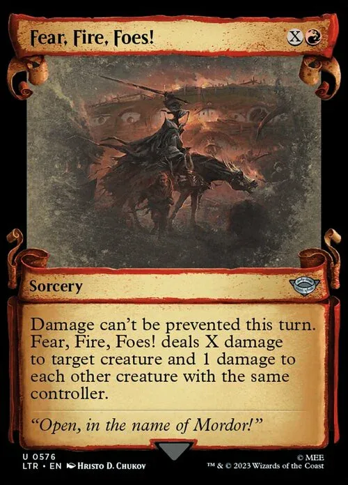 Fear, Fire, Foes!