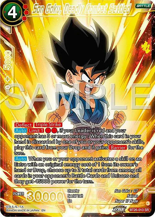 Son Goku, Deadly Combat Settled