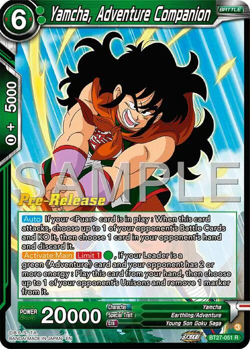 Yamcha, Adventure Companion