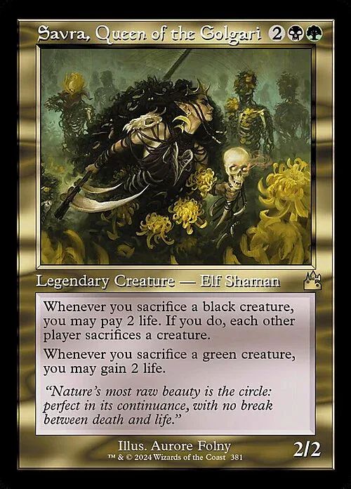 Savra, Queen of the Golgari