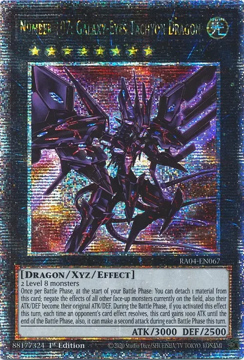 Number 107: Galaxy-Eyes Tachyon Dragon