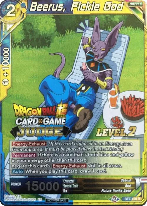 Beerus, Fickle God