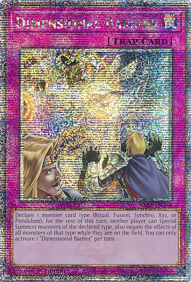 Dimensional Barrier