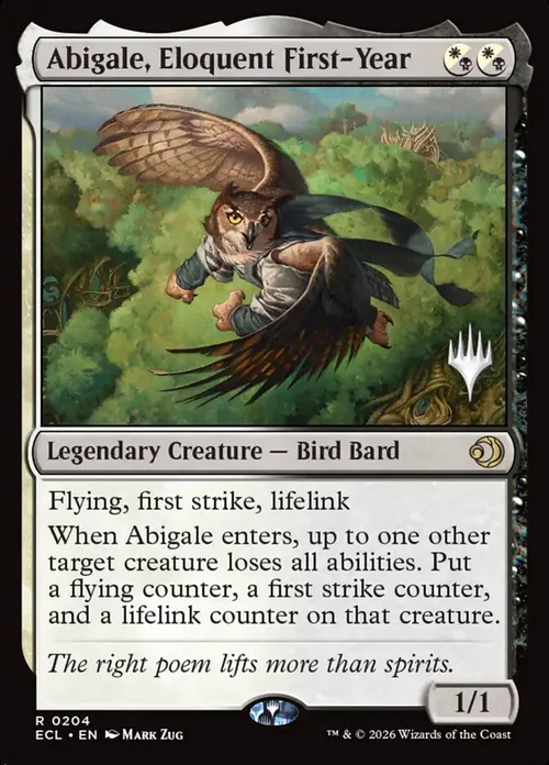 Abigale, Eloquent First-Year