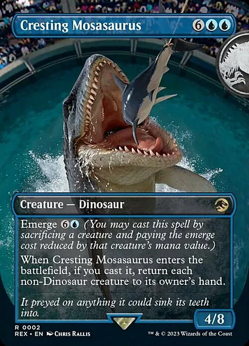 Cresting Mosasaurus