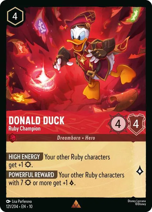 Donald Duck - Ruby Champion