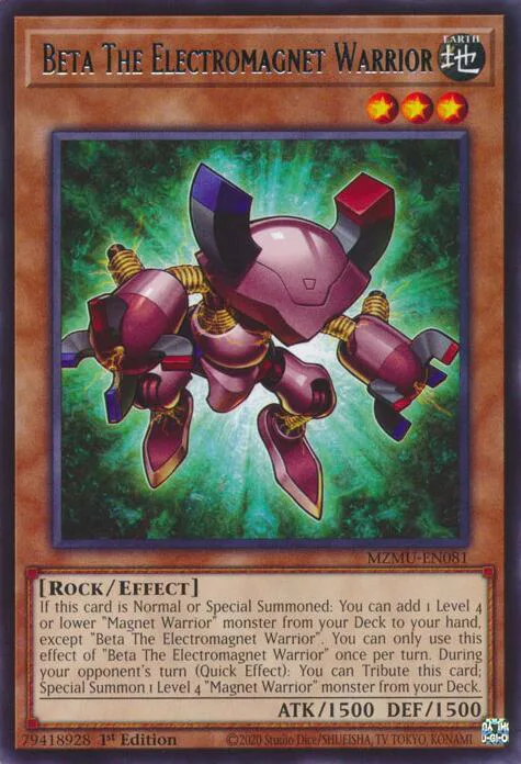 Beta The Electromagnet Warrior