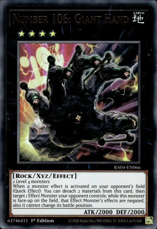 Number 106: Giant Hand