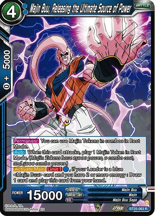 Majin Buu, Releasing the Ultimate Source of Power