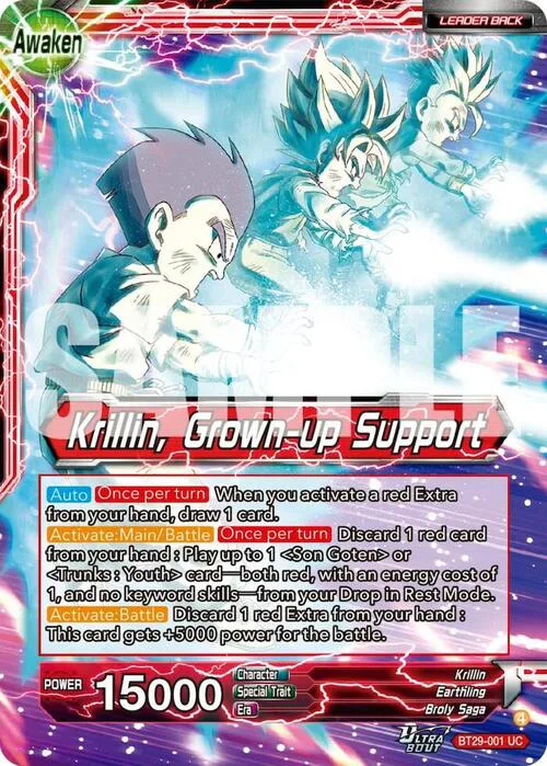 Krillin // Krillin, Grown-up Support