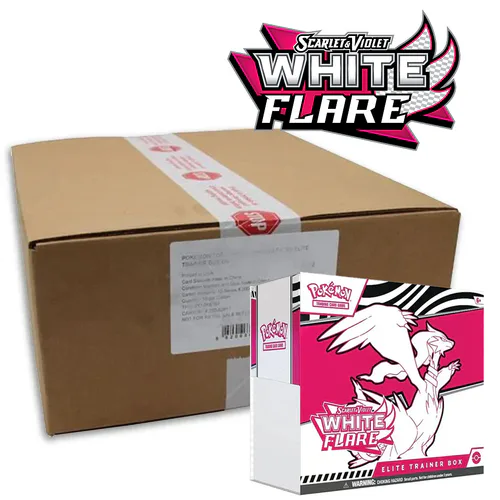 White Flare | 10 Elite Trainer Box Case