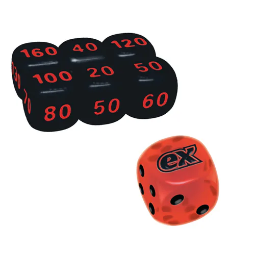 Team Rocket's Moltres ex Dice Set