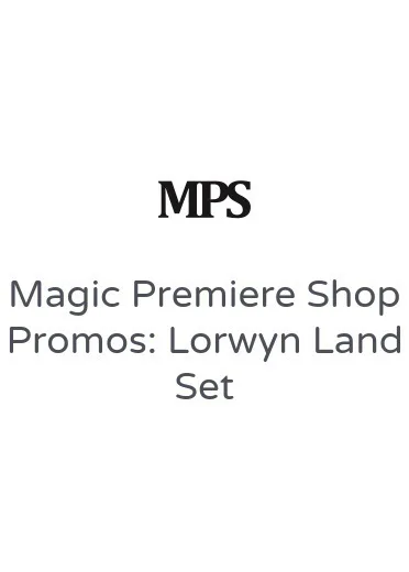 Magic Premiere Shop Promos: Lorwyn Land Set