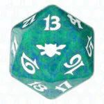 Green Legions D20 Die