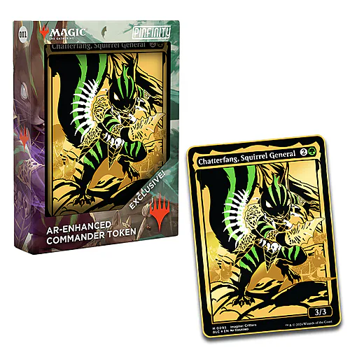 Pinfinity: Bloomburrow | "Chatterfang, Squirrel General" AR Commander Token