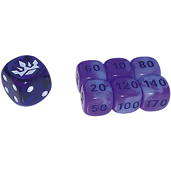 Chilling Reign: Shadow Rider Calyrex Dice Set