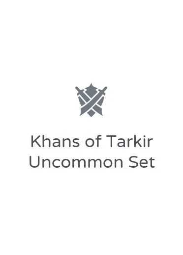 Khans of Tarkir Uncommon Set