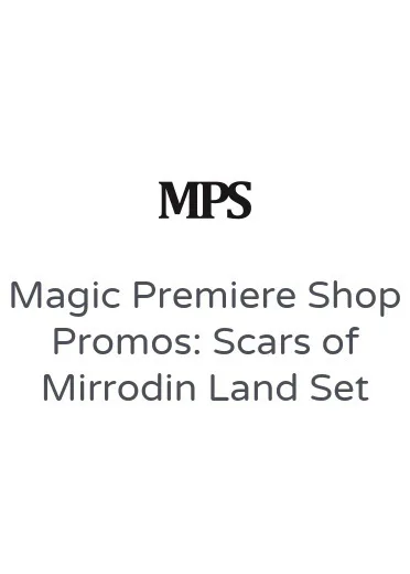 Magic Premiere Shop Promos: Scars of Mirrodin Land Set