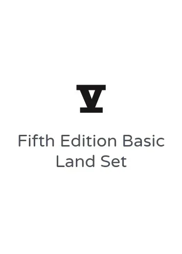 Fifth Edition Basic Land Set