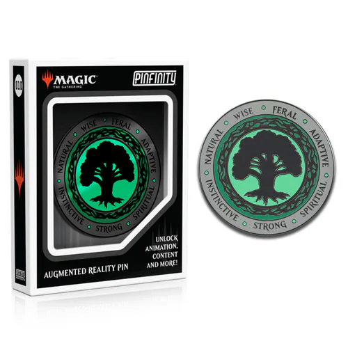 Pinfinity: "Green Mana Crest" AR Pin
