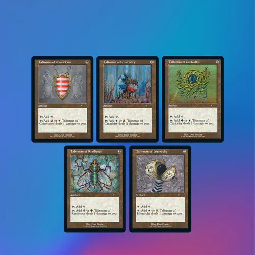 Secret Lair Drop Series: Dan Frazier Is Back Again | The Enemy Talismans Set