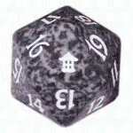 Black Saviors of Kamigawa D20 Die