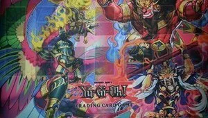 "Fire King High Avatar Garunix" Playmat