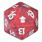 Red Saviors of Kamigawa D20 Die
