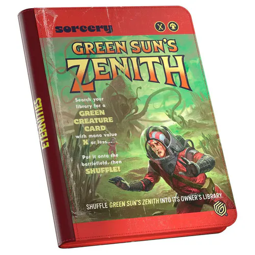 Edge of Eternities: "Green Sun's Zenith" Zipfolio 360 Xenoskin 9-Pocket Binder
