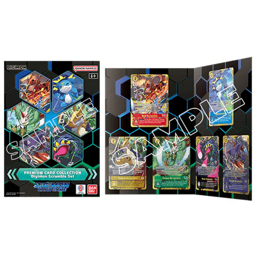 Premium Card Collection Digimon Scramble Set