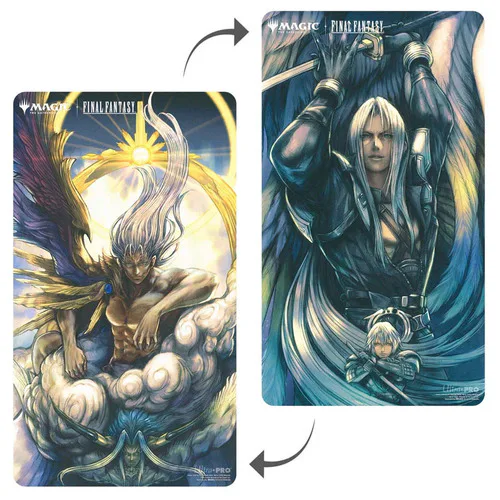 FINAL FANTASY: "Sephiroth, Fabled SOLDIER // Sephiroth, One-Winged Angel" Double-Sided Playmat