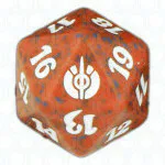 Red Mirrodin Besieged D20 Die