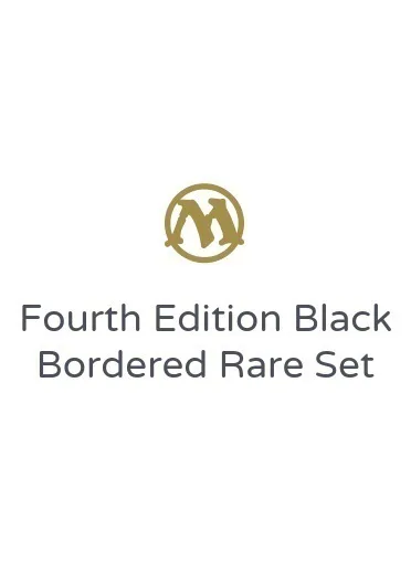 Fourth Edition Black Bordered Rare Set