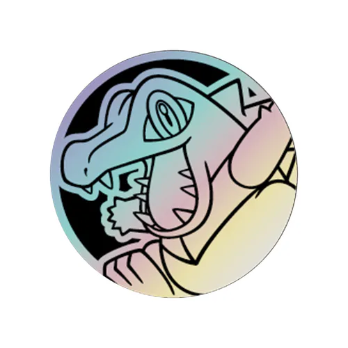 Totodile Silver Coin
