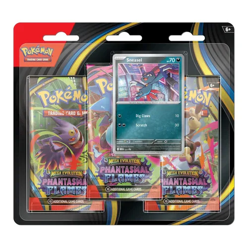 Phantasmal Flames: Sneasel 3-Pack Blister