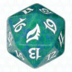 Green Lorwyn D20 Die
