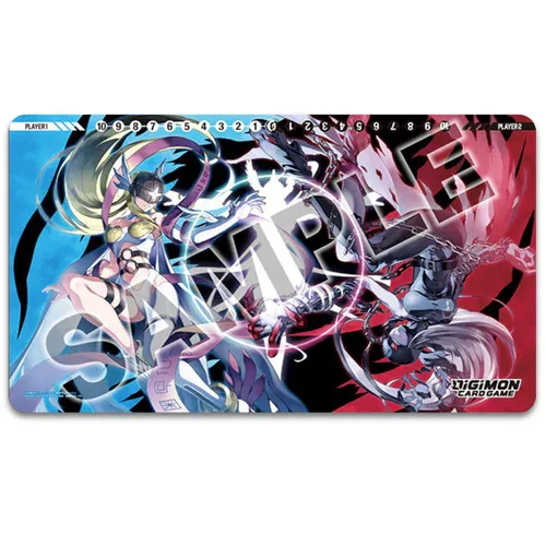 "Angewomon & LadyDevimon" Playmat