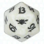 White Legions D20 Die