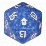 Blue Saviors of Kamigawa D20 Die