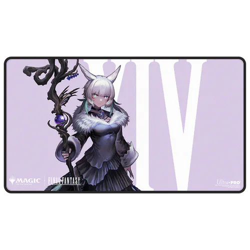 FINAL FANTASY: "Y'shtola, Night's Blessed" Black Stitched Playmat