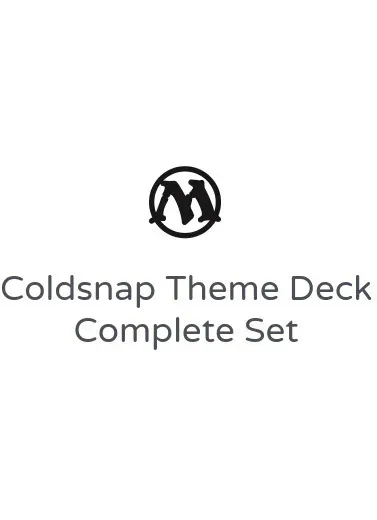 Coldsnap Theme Deck Complete Set