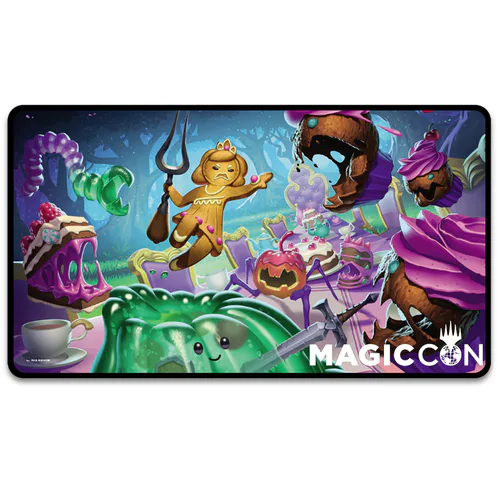 MagicCon: "Food Fight" Embroidered Playmat