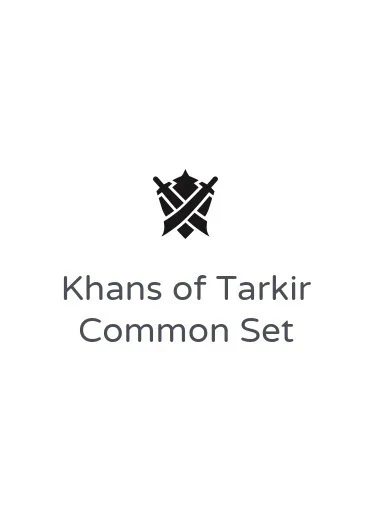 Khans of Tarkir Common Set