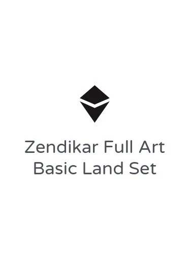 Zendikar Full Art Basic Land Set