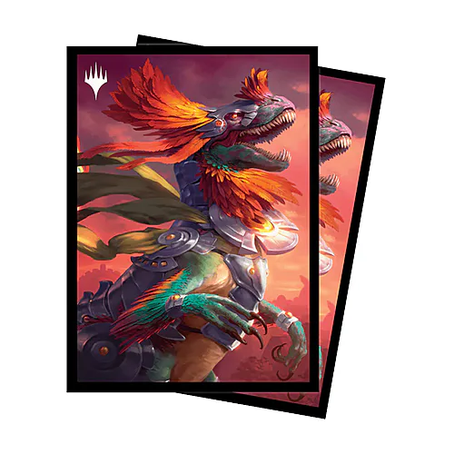 Commander: The Lost Caverns of Ixalan | "Pantlaza, Sun-Favored" Sleeves
